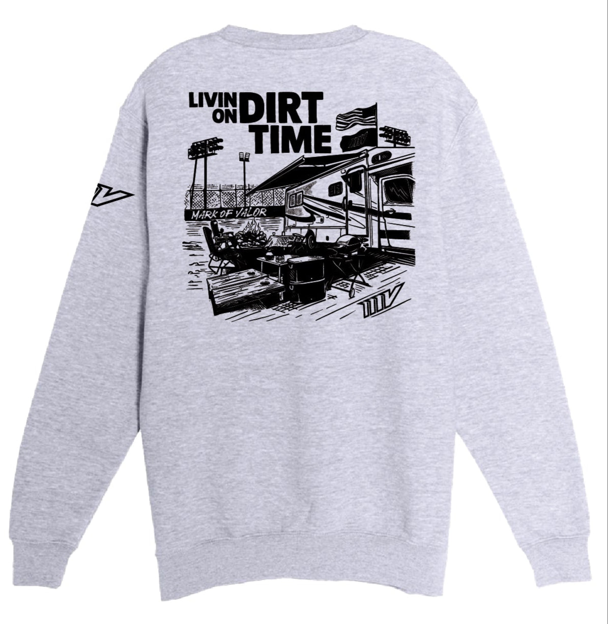 Livin' on Dirt Time Crewneck Sweatshirt