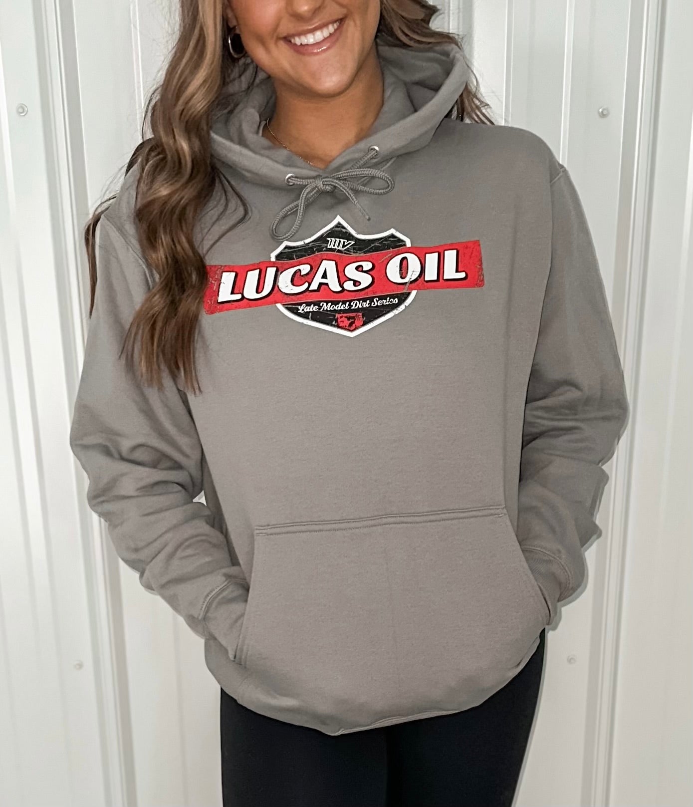 LUCAS OIL - 2025 Silver Shield Car Hoodie