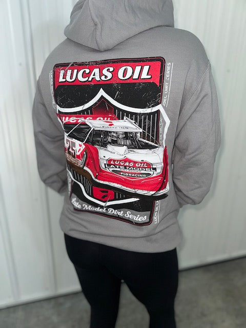 LUCAS OIL - 2025 Silver Shield Car Hoodie