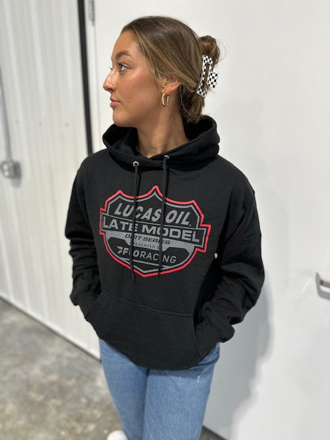 LUCAS OIL - Grayscale Shadow Hoodie
