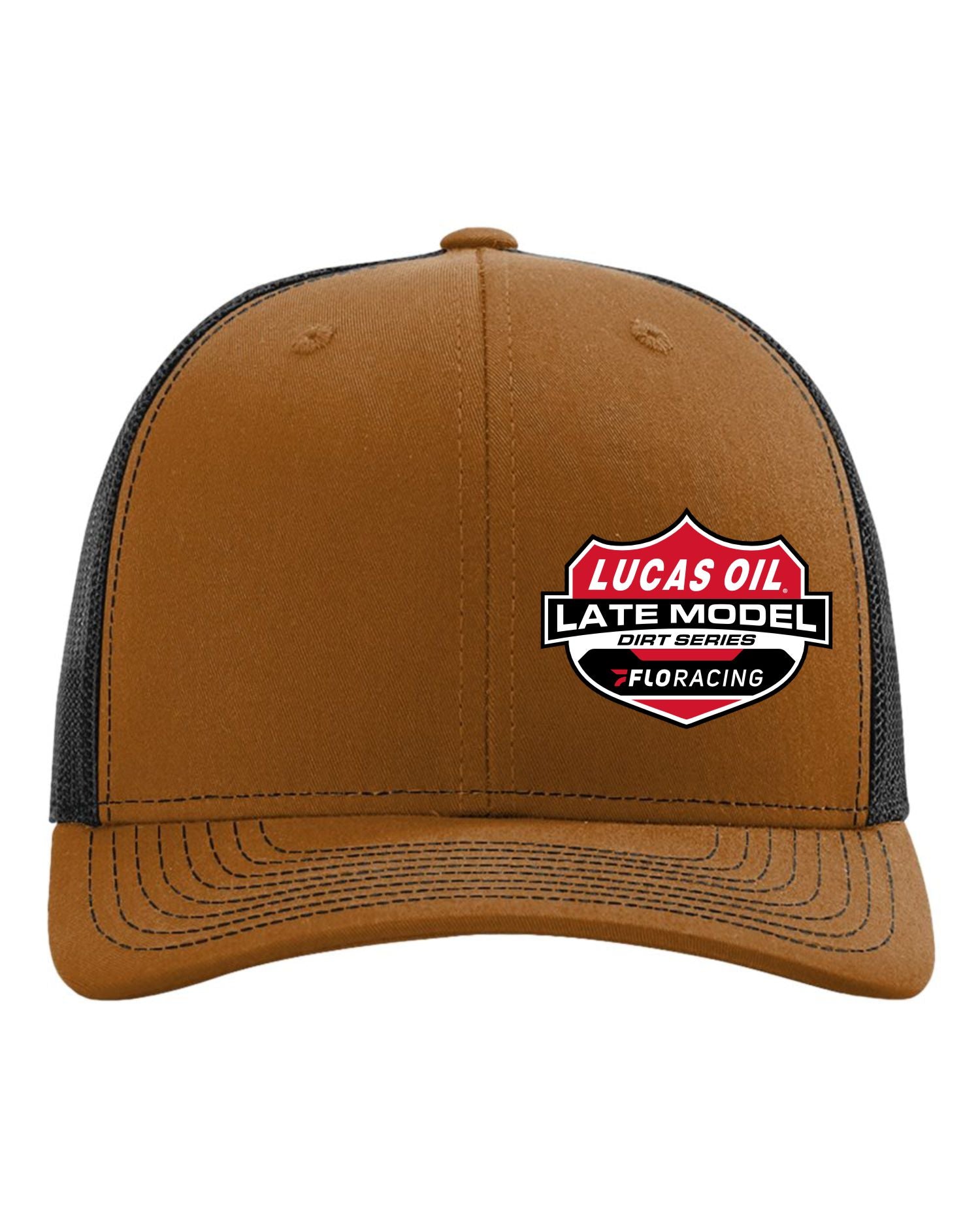 LUCAS OIL - Logo Richardson 112 Trucker Hat - Carmel / Black