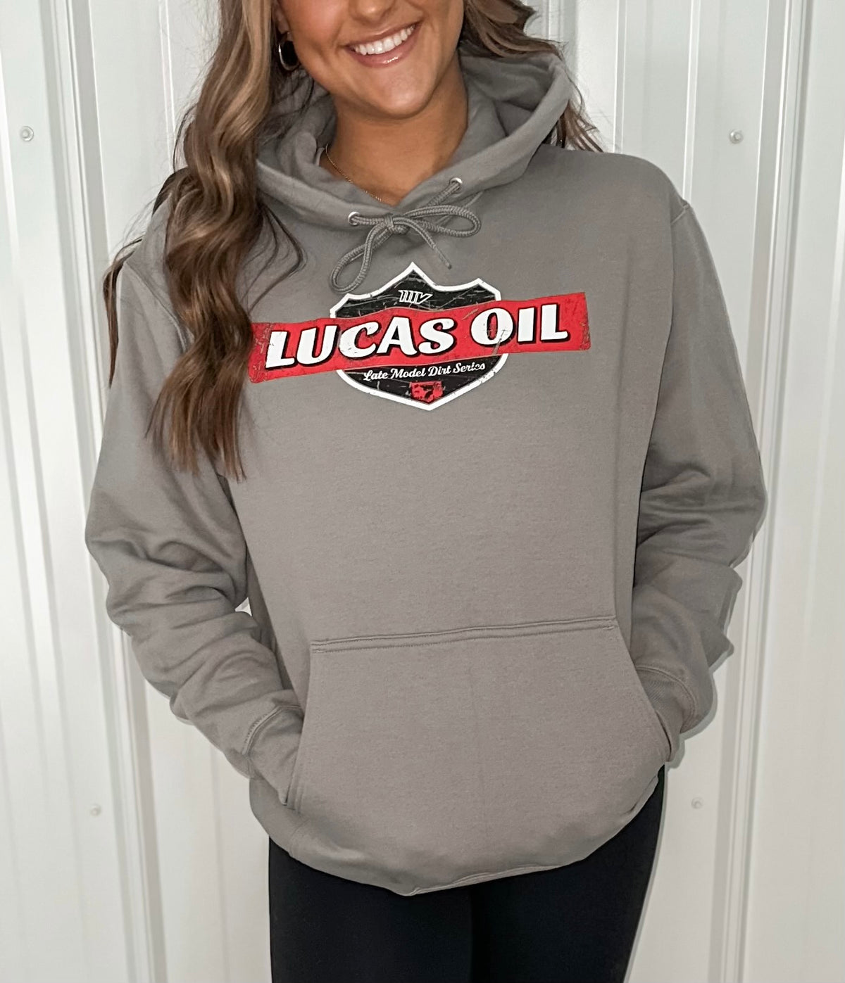 LUCAS OIL - 2025 Silver Shield Car Hoodie