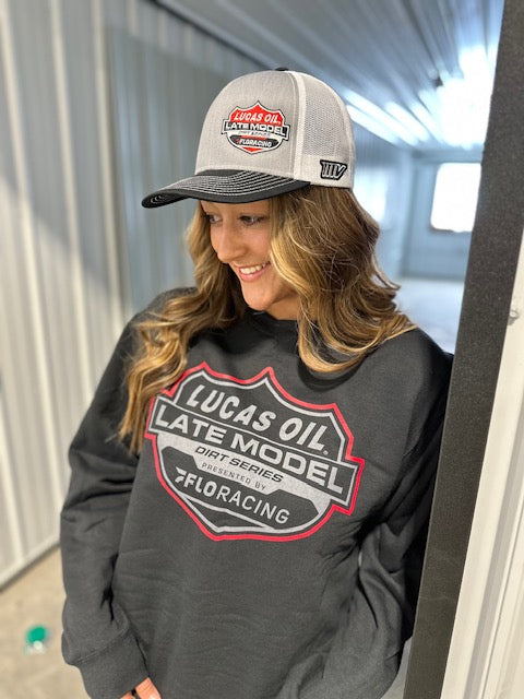 LUCAS OIL - Grayscale Shadow Crewneck Sweatshirt