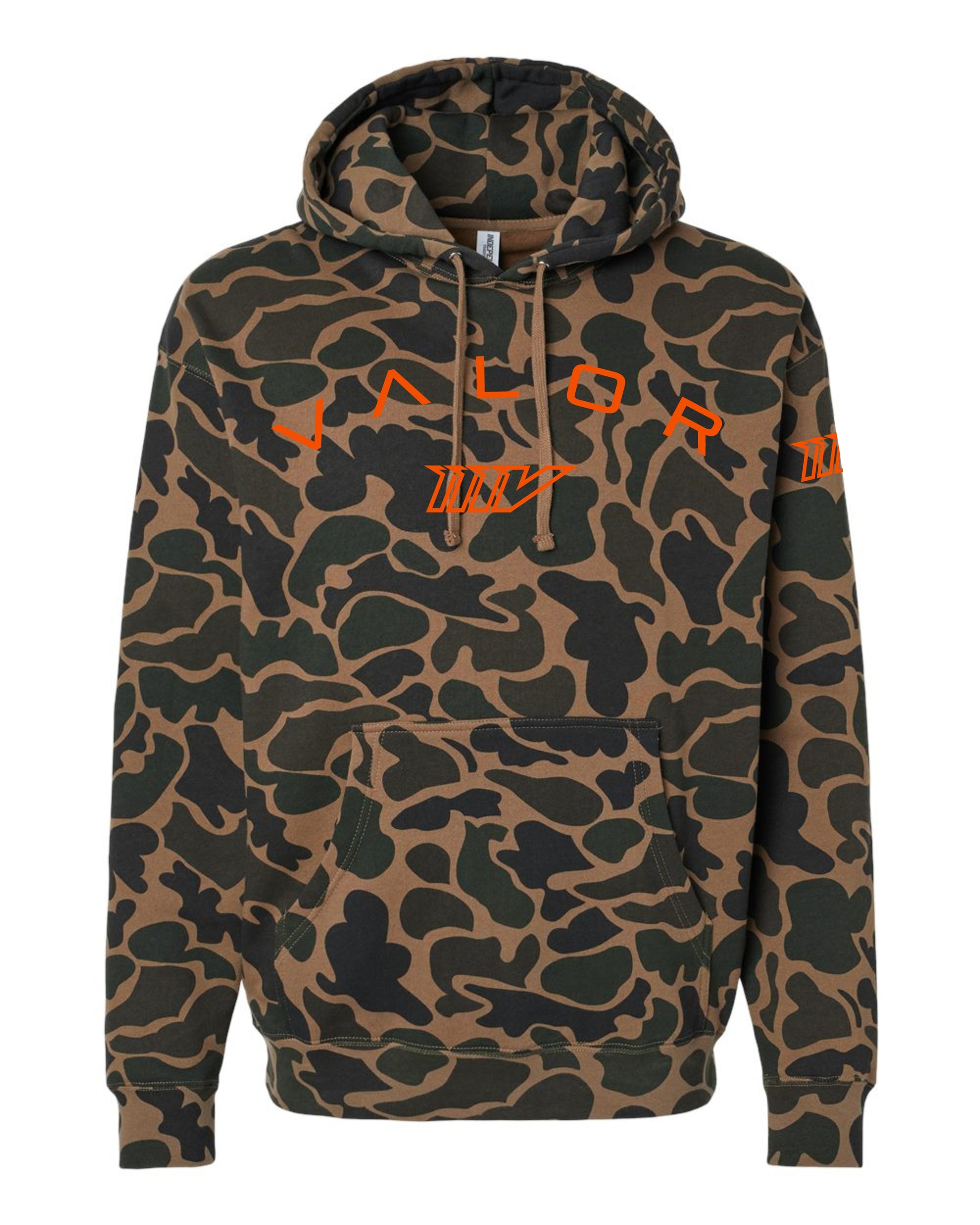 Duck Camo Valor Branded Hoodie