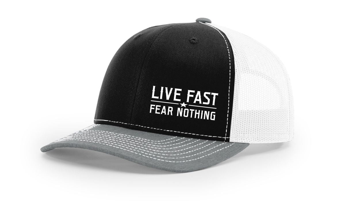 Live Fast Fear Nothing Left Panel Tri-Color