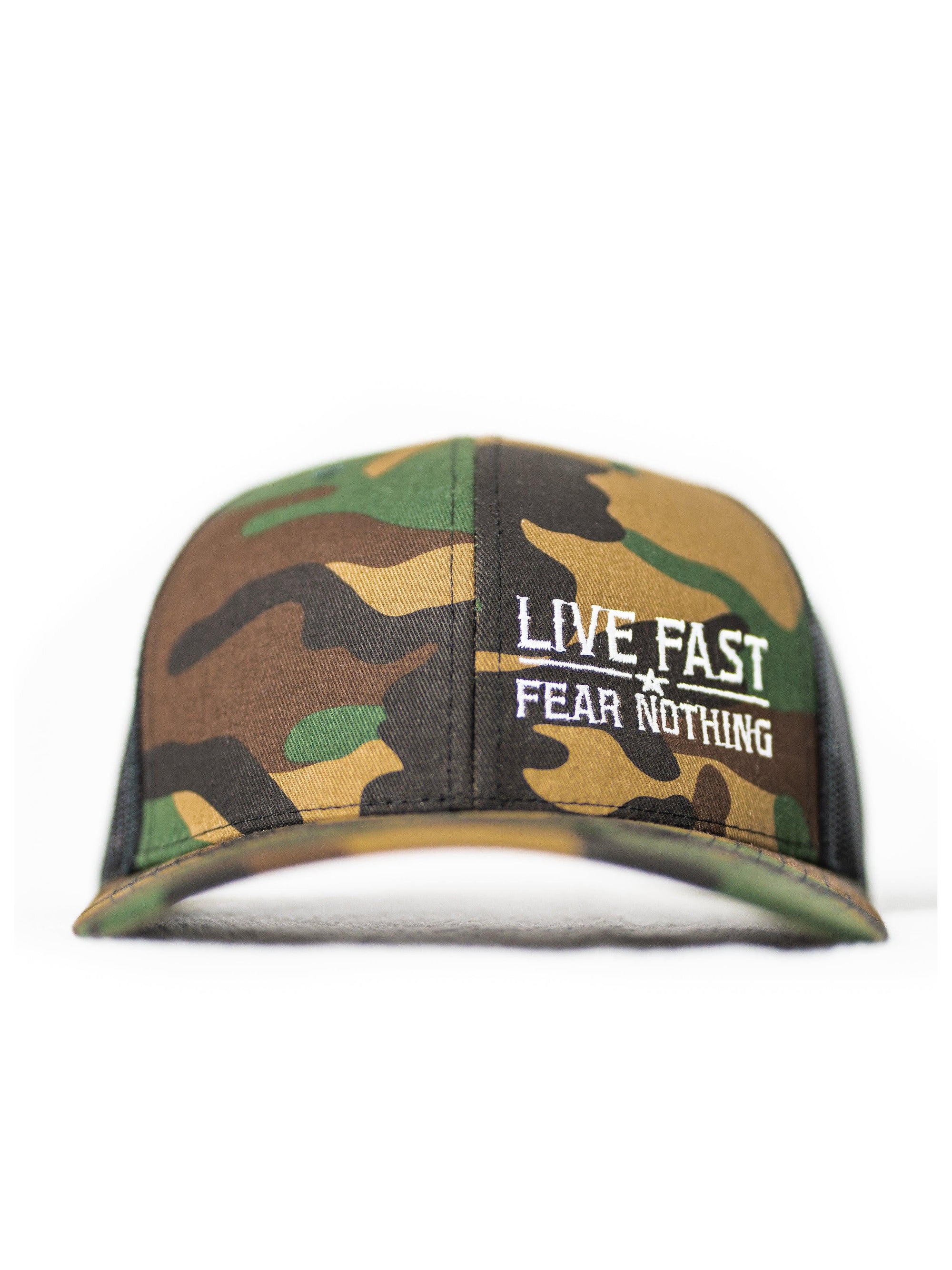 Camo Live Fast Snapback