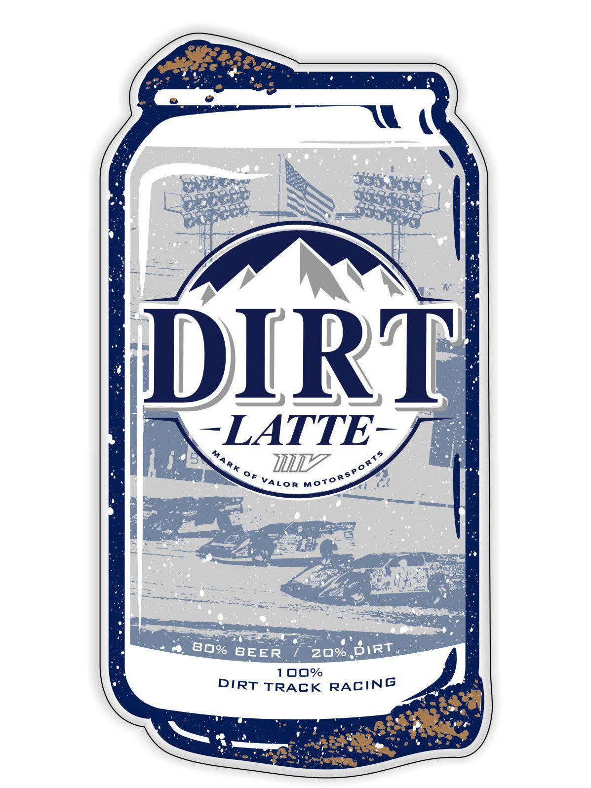 Dirt Latte Sticker