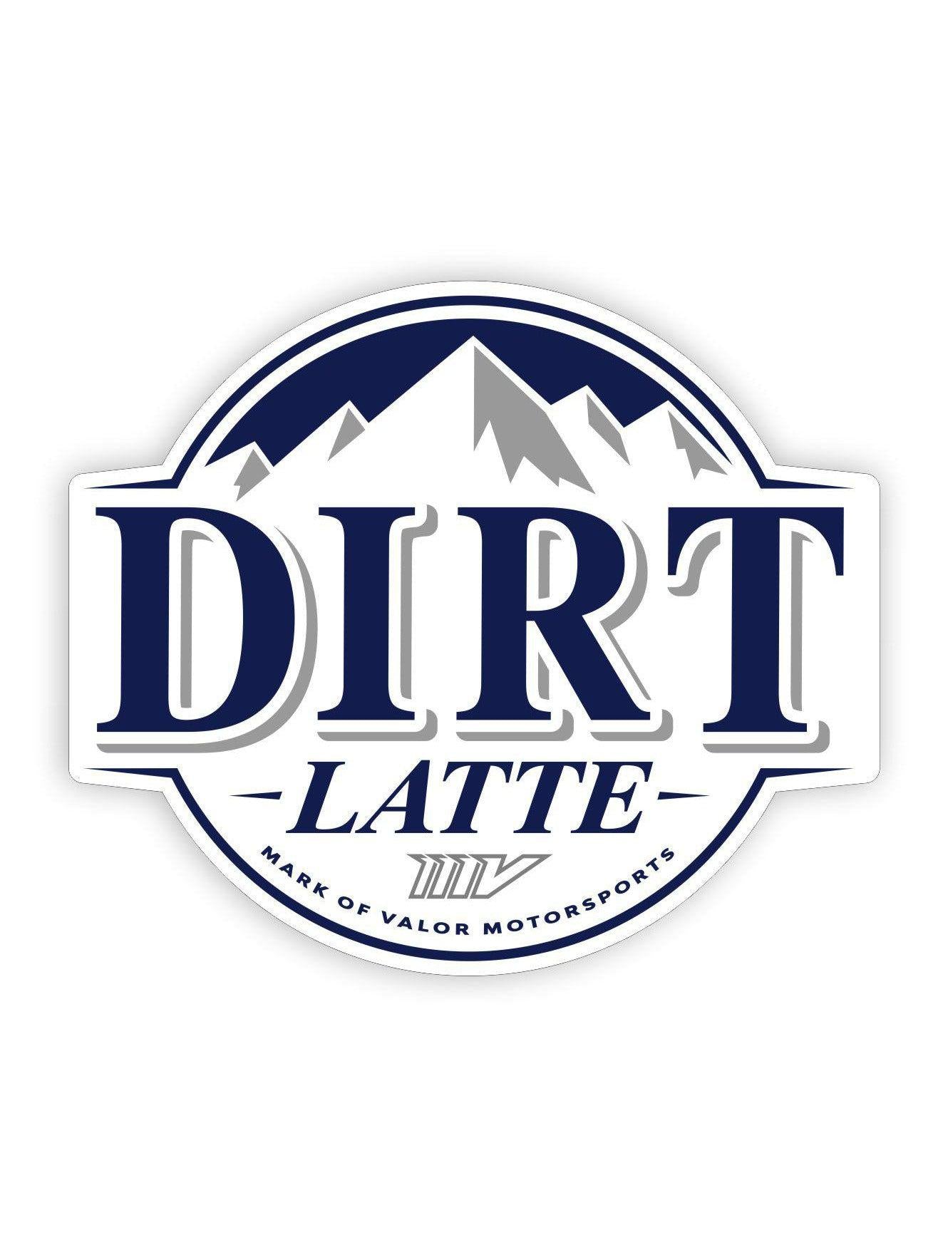Dirt Latte Sticker