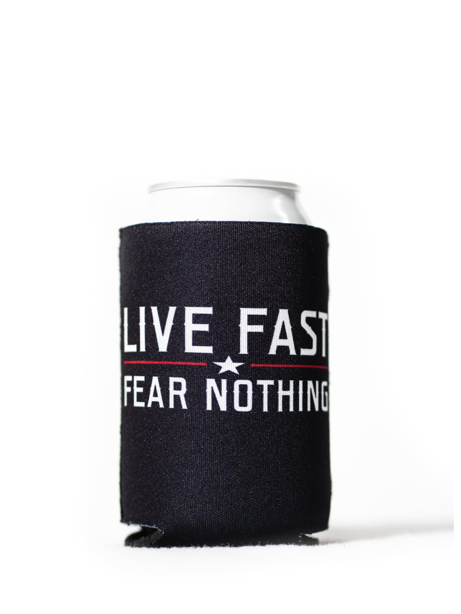 Live Fast Fear Nothing Koozie