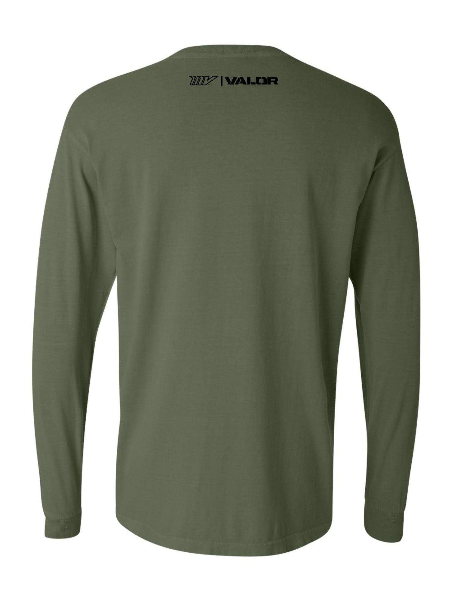 Checkered Tongue Long Sleeve Tee - Mark of Valor Apparel Co.